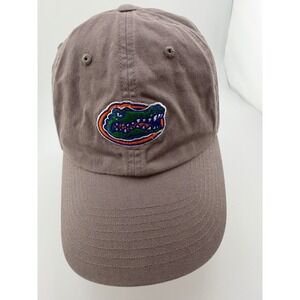 Captivating Florida Gators Hat Mens Gray Adjustable Baseball Cap UF Logo